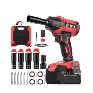 Bemse MR9901 21V Impact Wrench 1/2 For Changing Tires And Other Auto Jobs